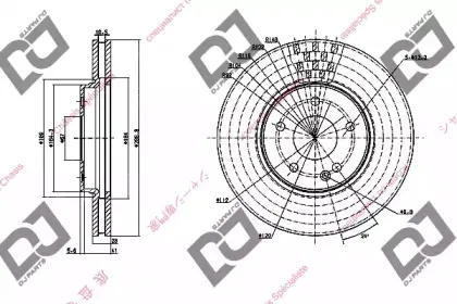 Тормозной диск DJ PARTS купить